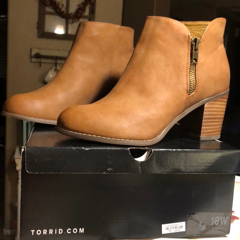 Tan Torrid Heel Booties